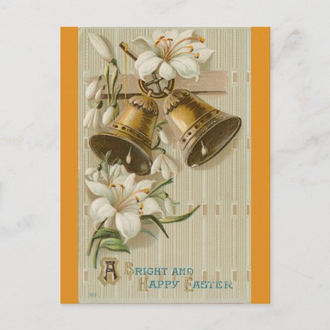 Carte Postale Vintage Bells and Lilies (Devant)