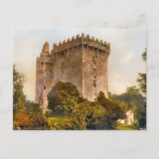 Carte Postale Vintage Blarney Castle Irlande (Devant)