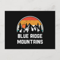Vintage Blue Ridge Mountains Nature Randonnée exté