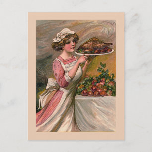Carte postale Vintage "Bon thanksgiving"