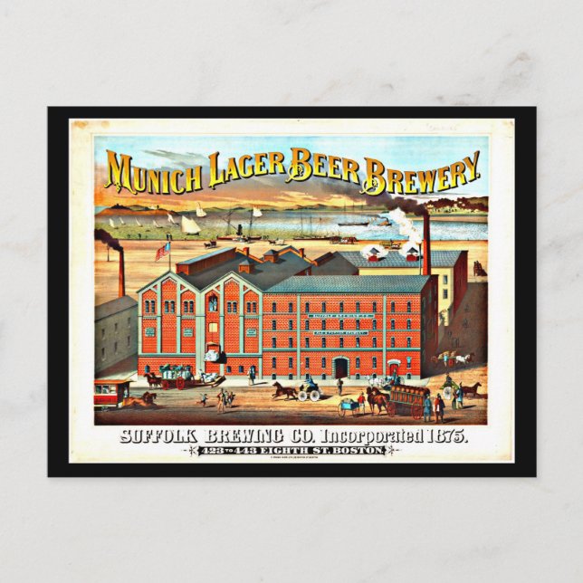 Carte postale Vintage Boston Art-11 (Devant)