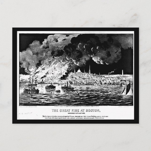 Carte postale Vintage Boston Art-14 (Devant)