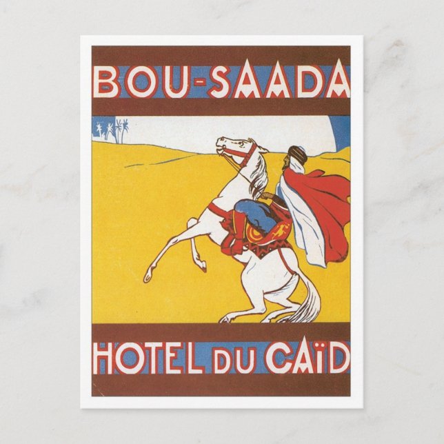 Carte Postale Vintage Bou Saada Algérie (Devant)