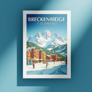 Carte Postale Vintage Breckenridge Colorado