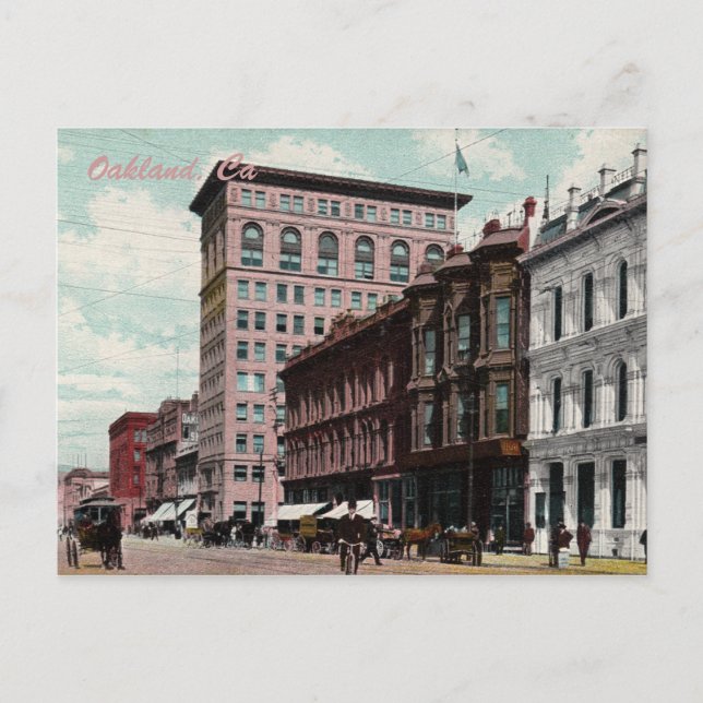 Carte postale Vintage Broadway Street (Devant)