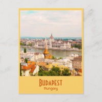 Carte postale Vintage Budapest, Hongrie