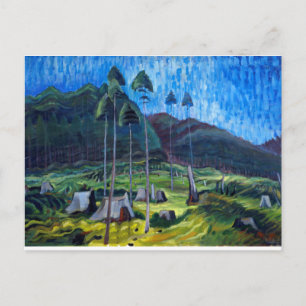 Carte Postale Vintage canadien Emily Carr Odds and End Peinture