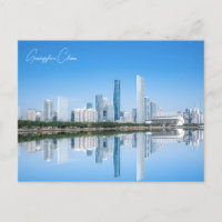 Vintage Canton Chine chinese Voyage aquarelle