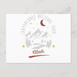 Carte Postale Vintage Canyonlands National Park Utah