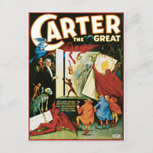 Carte Postale Vintage Carter le Grand, les morts se matérialisen