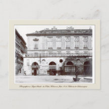 Vintage Carton Autriche Vienne Château de Modène