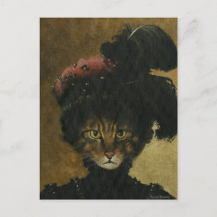 Carte postale vintage Cat Lady