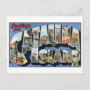 Carte postale vintage Catalina Island
