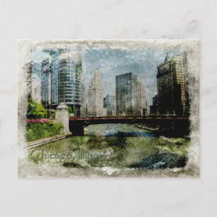 Carte postale vintage Chicago