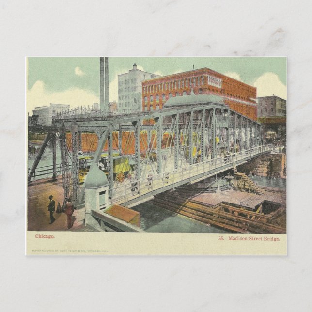 Carte Postale Vintage Chicago Illinois (Devant)