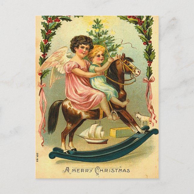 Carte postale Vintage Christmas (Devant)