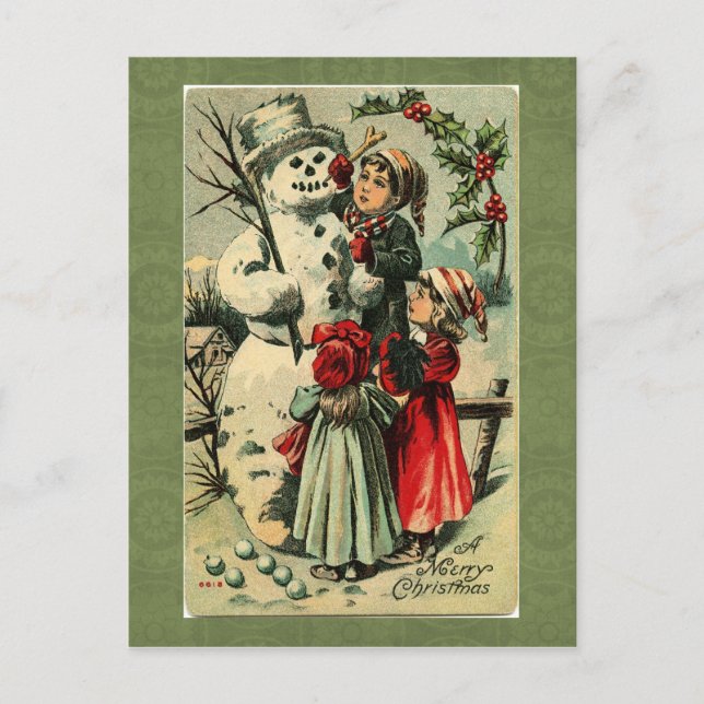 Carte postale Vintage Christmas (Devant)