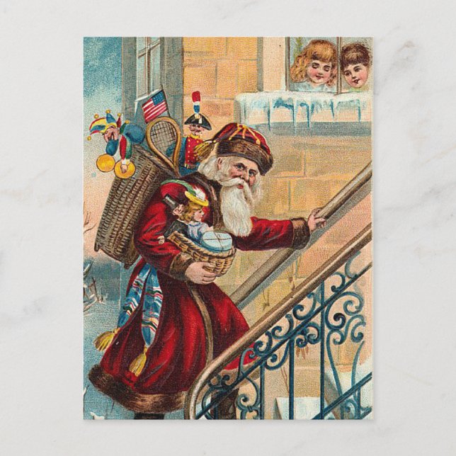 Carte postale Vintage Christmas (Devant)