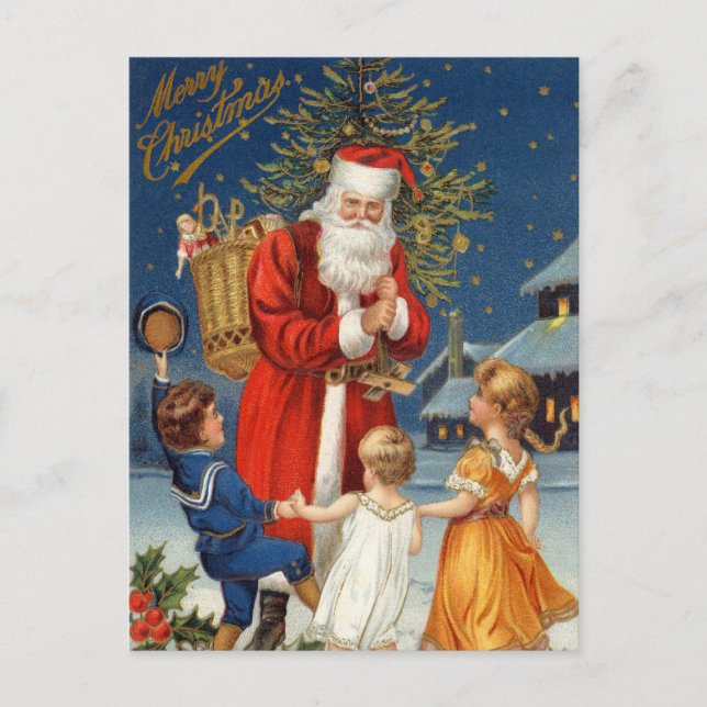 Carte postale Vintage Christmas (Devant)