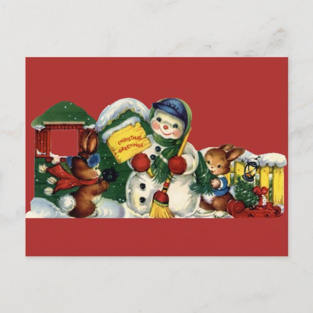 Carte postale Vintage Christmas (Devant)