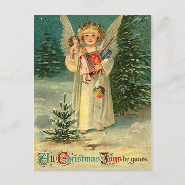 Carte postale Vintage Christmas (Devant)