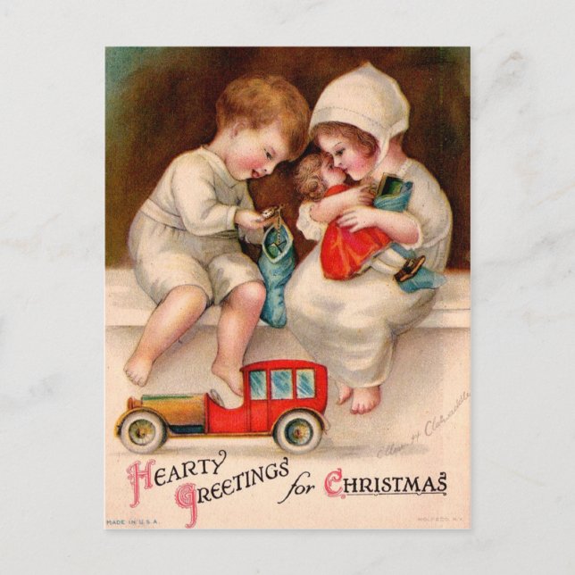 Carte postale Vintage Christmas (Devant)