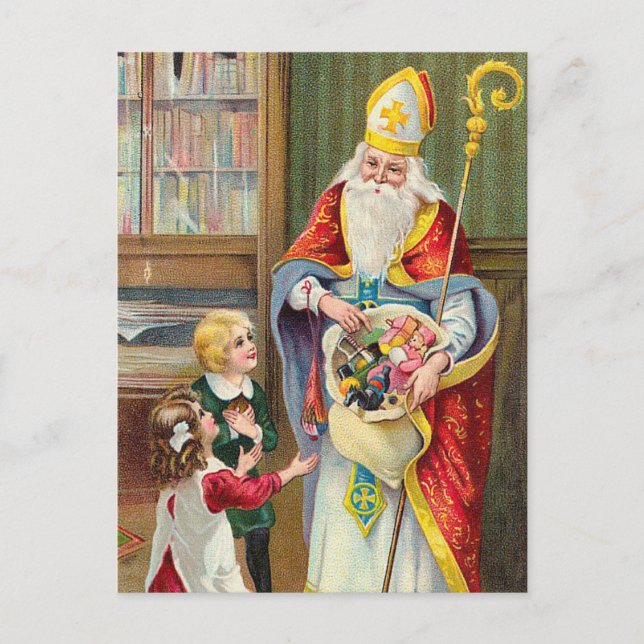 Carte postale Vintage Christmas (Devant)