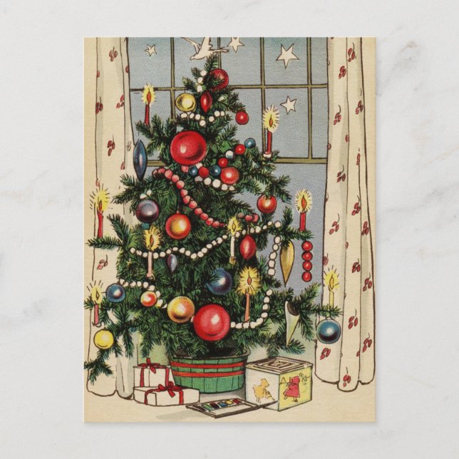 Carte postale Vintage Christmas (Devant)