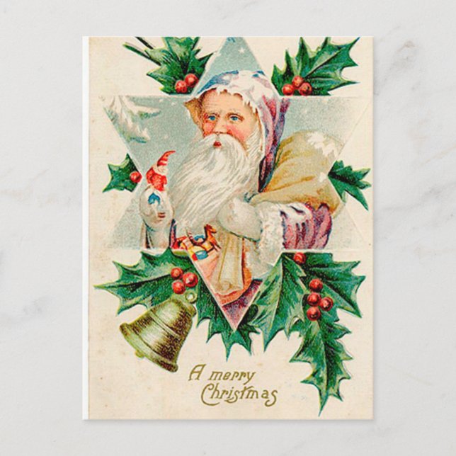 Carte postale Vintage Christmas (Devant)