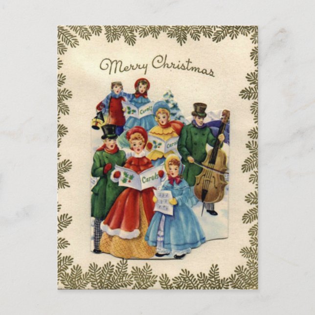 Carte postale Vintage Christmas (Devant)