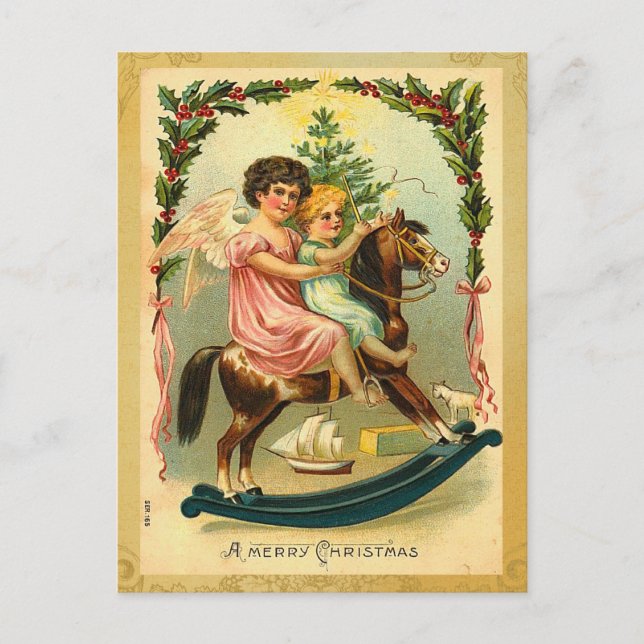 Carte postale Vintage Christmas Morning (Devant)