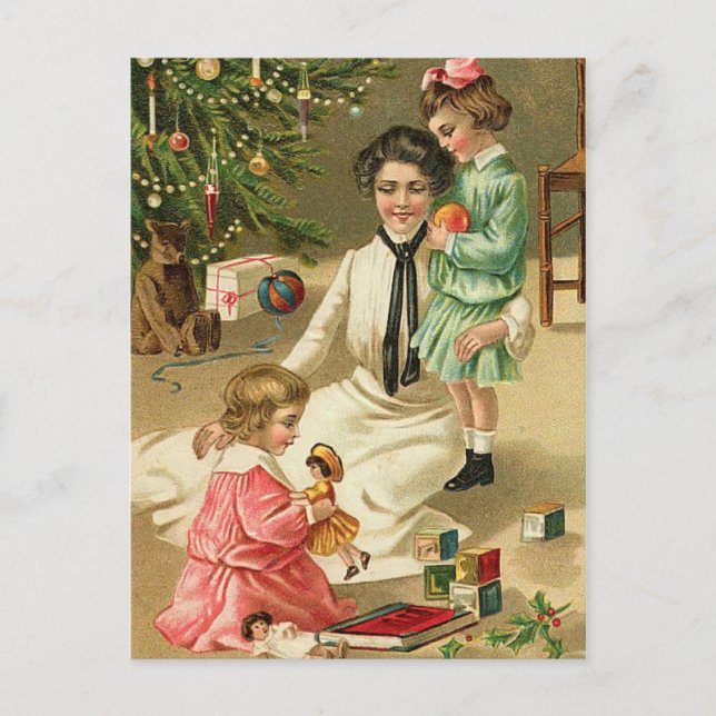 Carte postale Vintage Christmas Morning