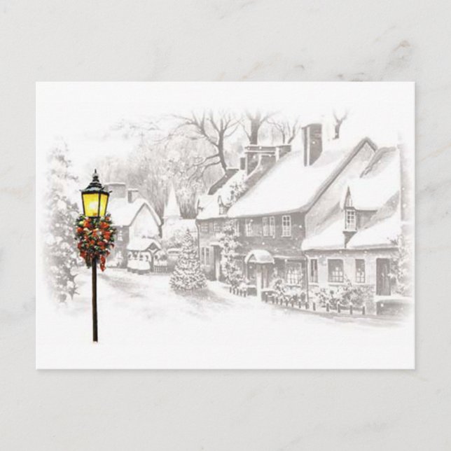 Carte postale vintage ChristmasTown (Devant)