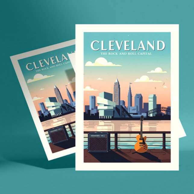 Carte Postale Vintage Cleveland Ohio (Créateur téléchargé)