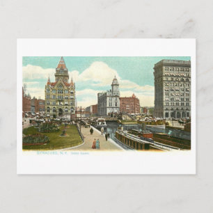 Carte Postale Vintage Clinton Square, Syracuse, New York