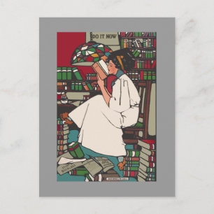 Carte postale vintage College Girl