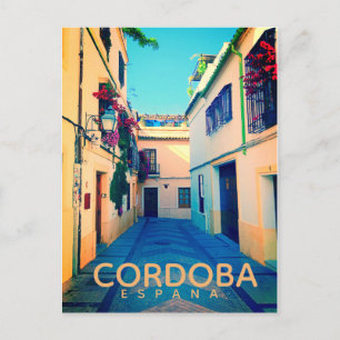 Carte postale vintage Cordoba Espana Travel