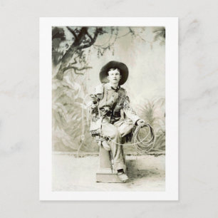 Carte Postale Vintage Cowboy vers 1900