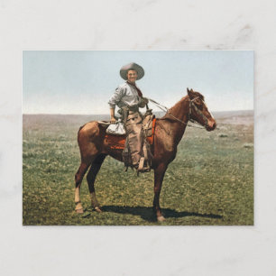 Carte Postale Vintage Cowboy - vers 1904