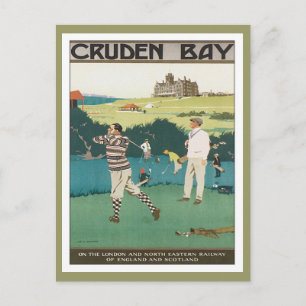 Carte Postale Vintage Cruden Bay Scotland