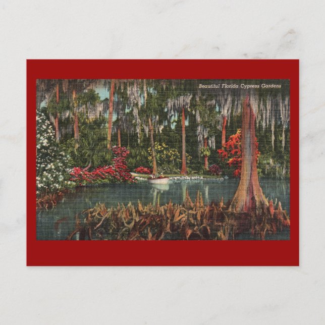 Carte postale Vintage Cypress Gardens (Devant)