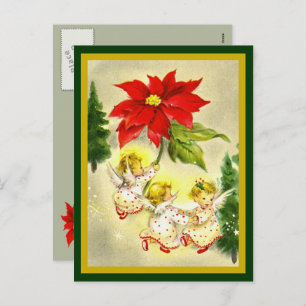 Carte postale Vintage Dancing Baby Angels