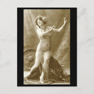 Carte Postale Vintage Dancing fille photo