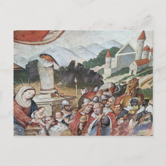 Carte postale vintage d'art religieux (Devant)