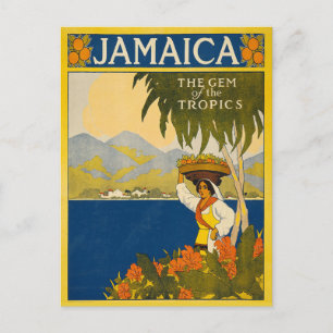 Carte postale vintage de Jamaïque tropicale
