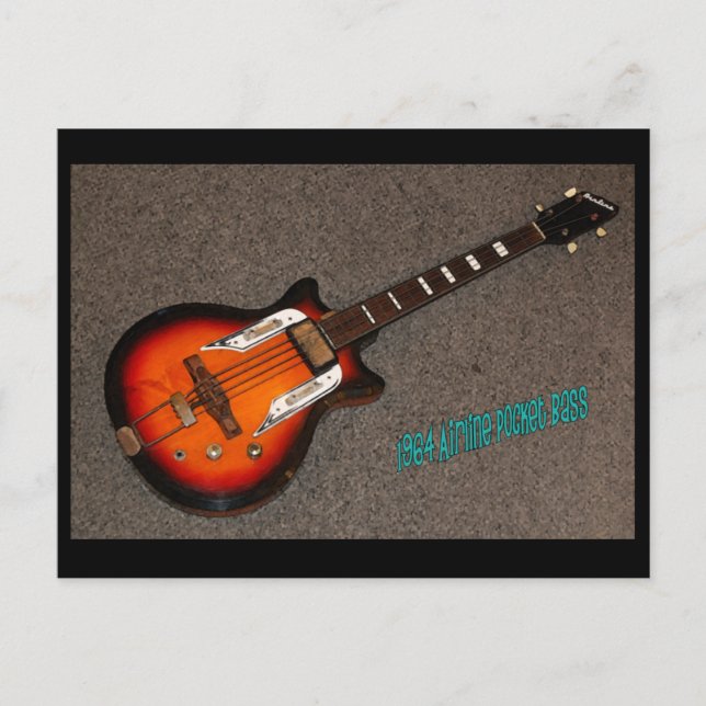 Carte postale vintage de la basse de ligne '64 (Devant)