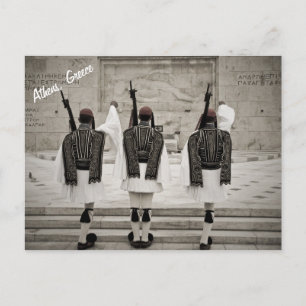 Carte postale vintage de la Garde d'honneur Athens