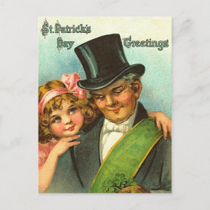 Carte postale vintage de la St. Patrick's Day