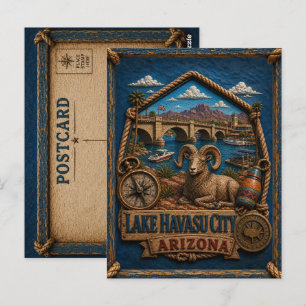 Carte postale vintage de Lake Havasu City Arizona 
