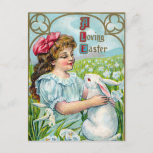 Carte postale vintage de Pâques